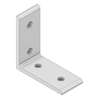 MODULAR SOLUTIONS ANGLE BRACKET<br>90MM TALL X 45MM WIDE W/ HARDWARE